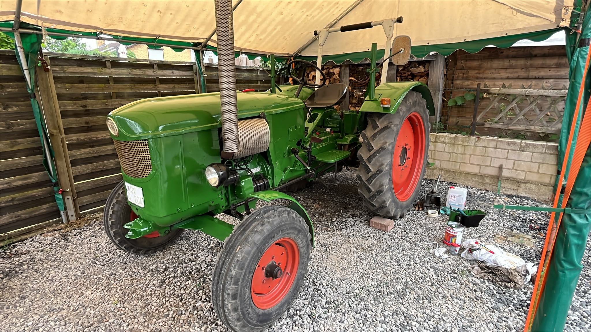 Der fertig restaurierte Willi D40