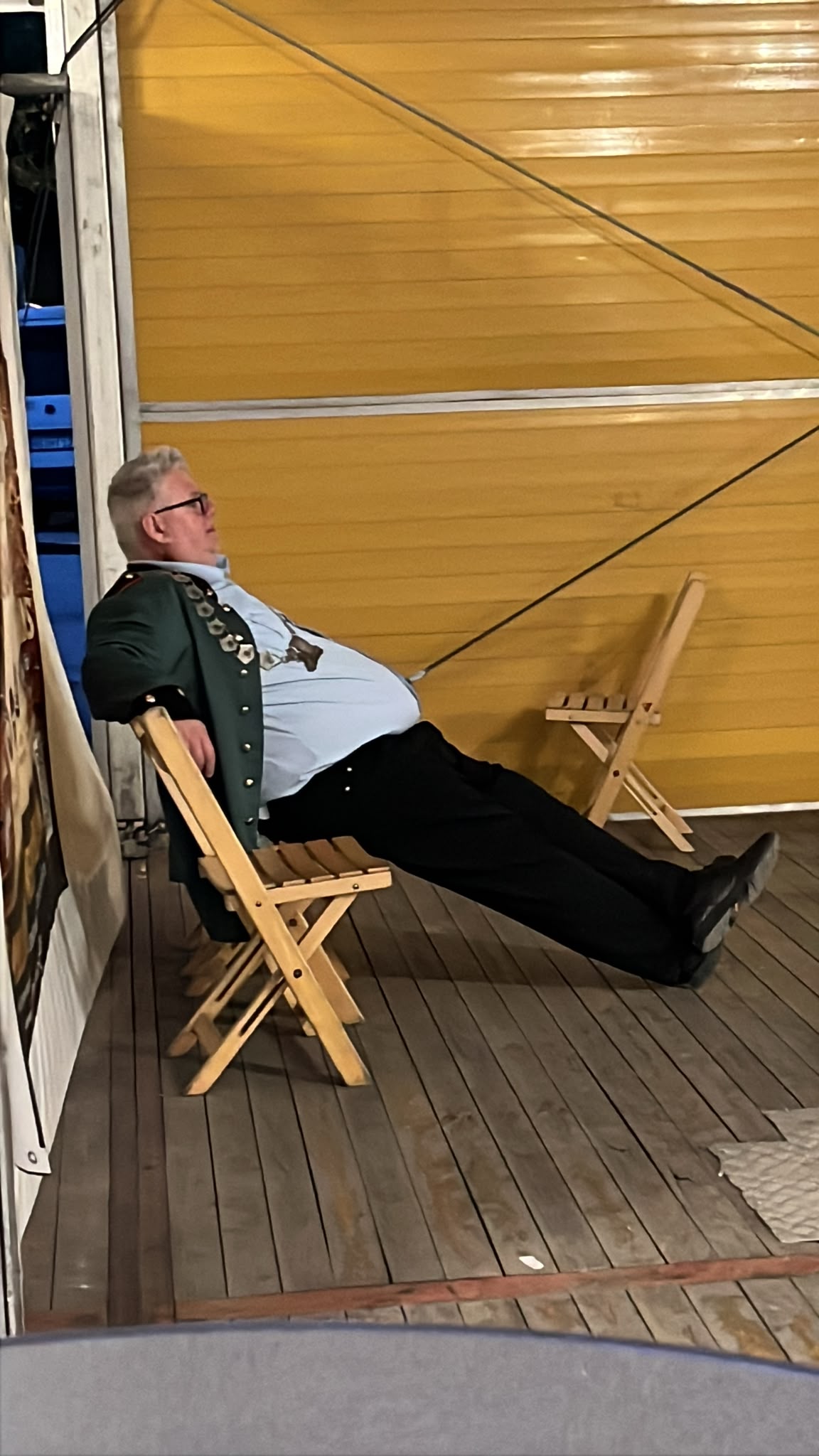 Pause beim Schützenfest